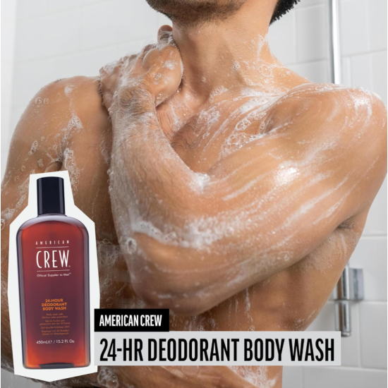 Гель для душу Захист від поту 24 години DEODORANT American Crew 450 мл 